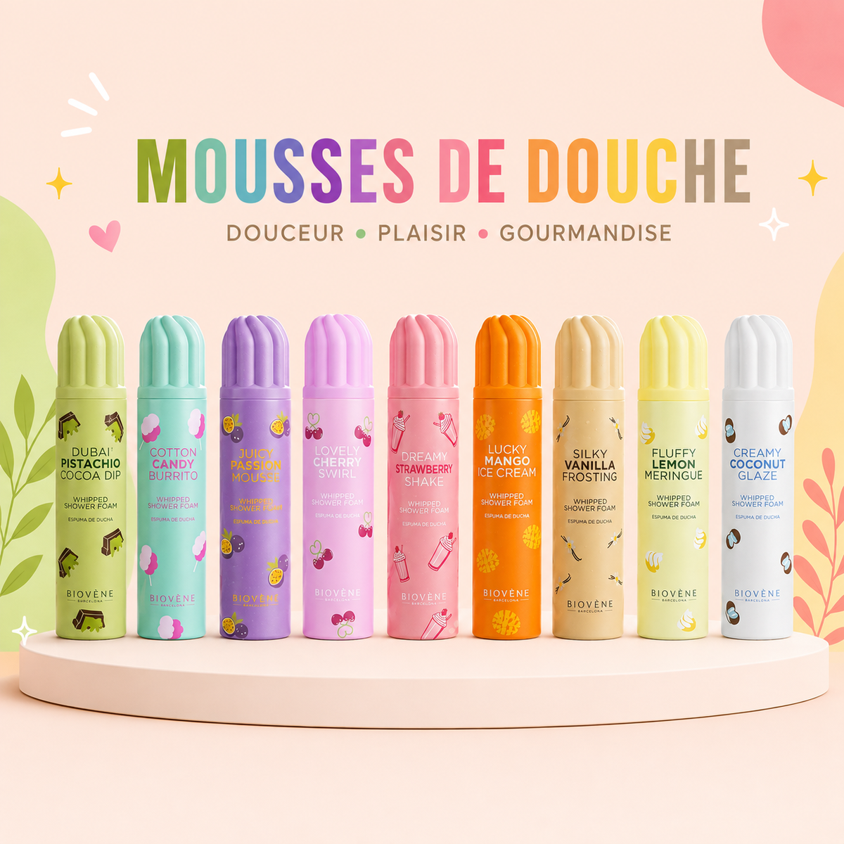 Chantilly de douche