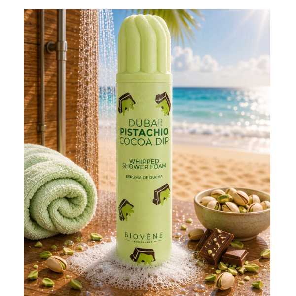 Chantilly de douche Dubaï Pistachio Cocoa Dip