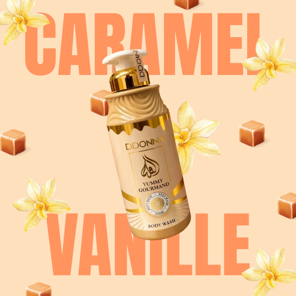 Gel douche Caramel & Vanille