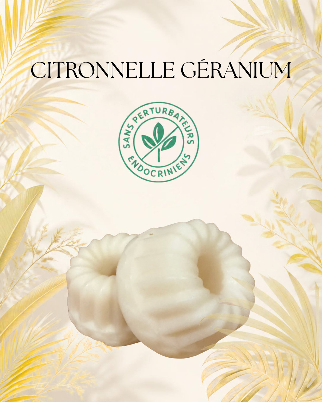 Fondant parfumé Citronnelle Géranium