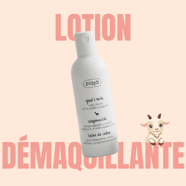 Lotion démaquillante Lait de Chèvre