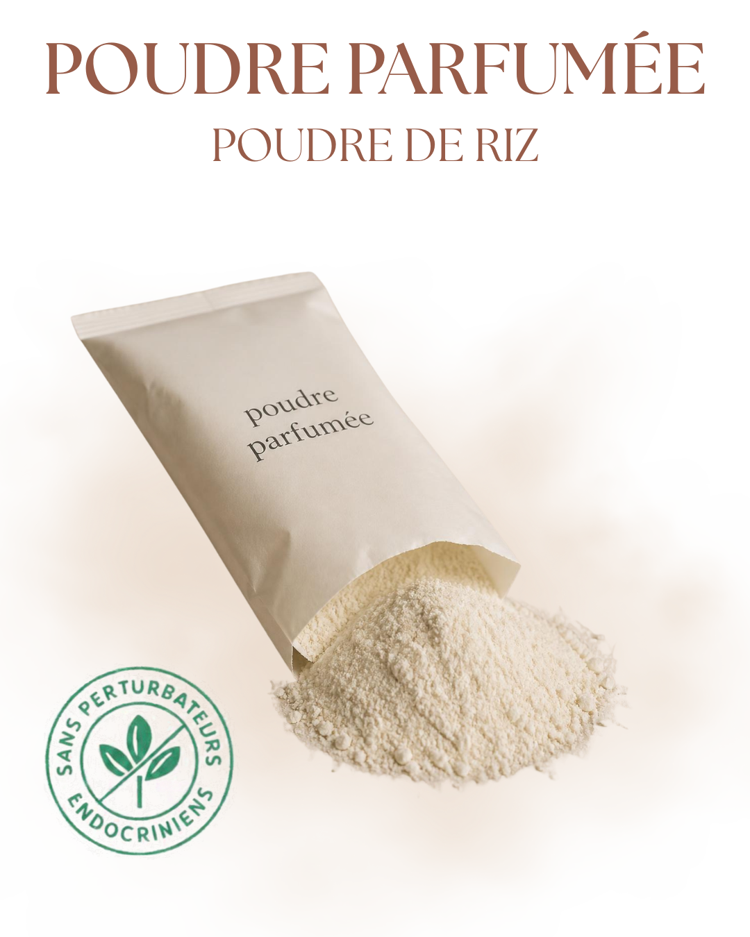 Poudre parfumée Poudre de riz
