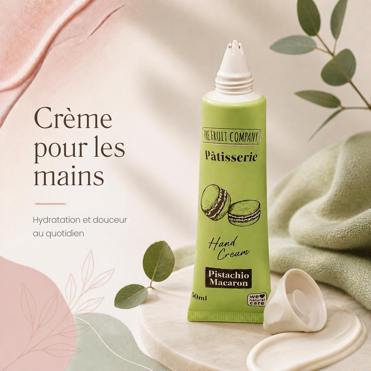 Crème mains Macaron Pistache